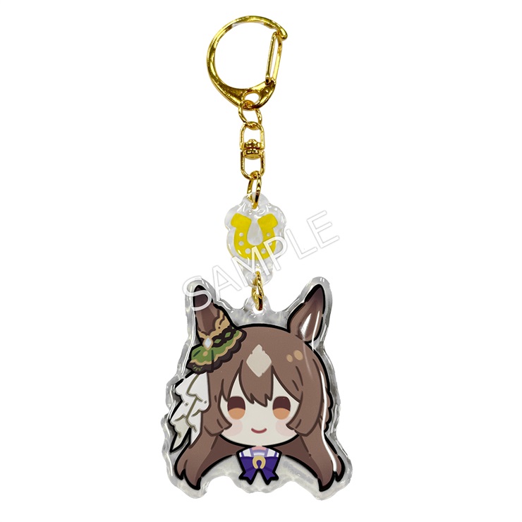 ウマ娘 プリティーダービー ぷっくりフェイスアクリルキーホルダー【サトノダイヤモンド】
