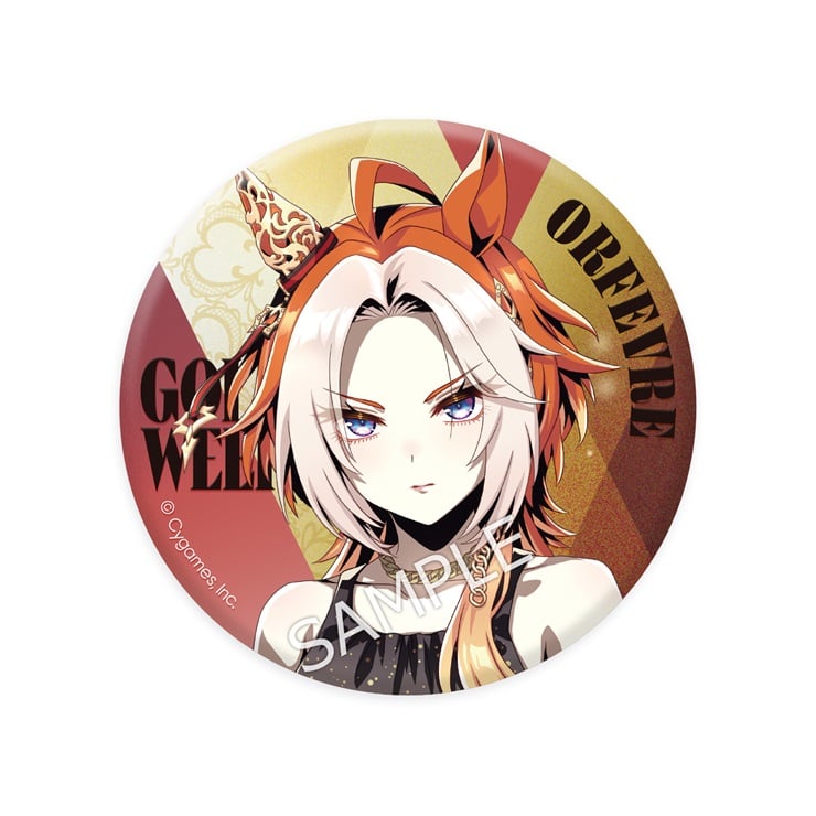 公式メタリック缶バッジ【オルフェーヴル】(GOLD WEEK Ver.)