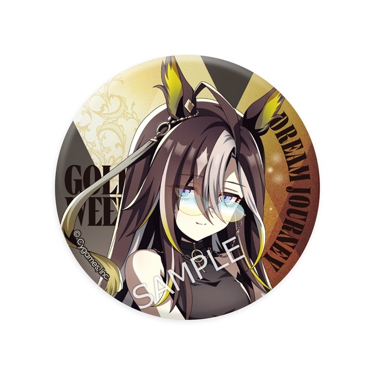 公式メタリック缶バッジ【ドリームジャーニー】(GOLD WEEK Ver.)