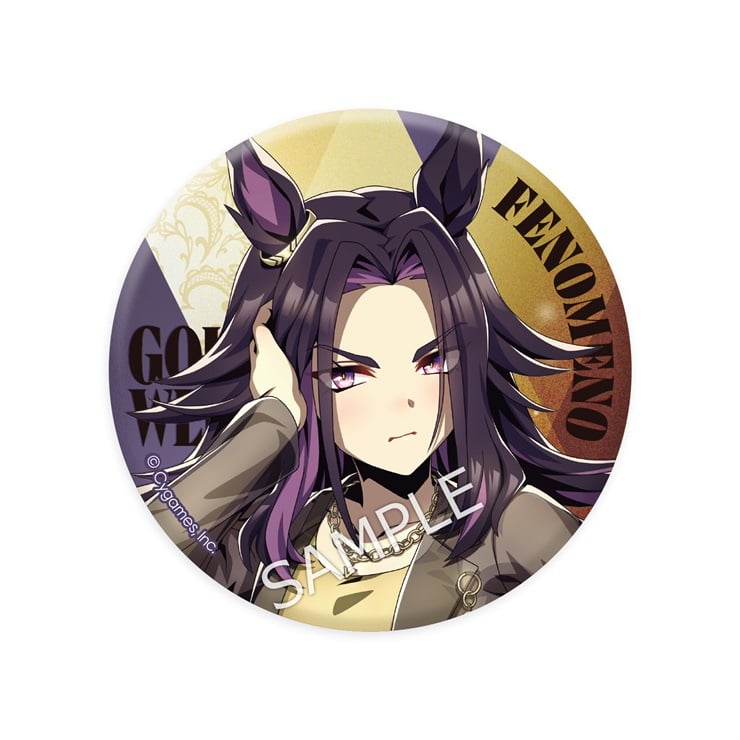 公式メタリック缶バッジ【フェノーメノ】(GOLD WEEK Ver.)