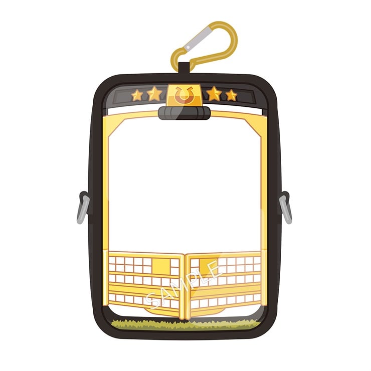 公式カラビナ付きぬいぐるみ用ポーチ(GOLD WEEK Ver.)