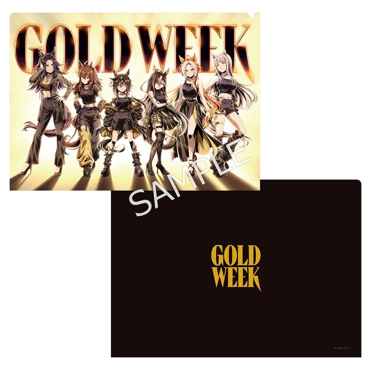 公式メタリッククリアファイル(GOLD WEEK Ver.)