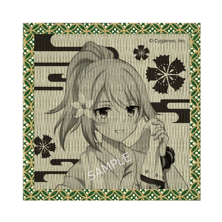 プリンセスコネクト！Re:Dive タタミ風コースター／クロエ 庭の湯コラボ