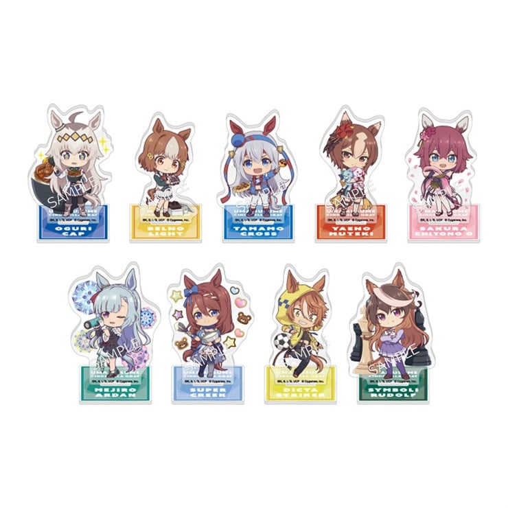 【セット】アニメ『ウマ娘 シンデレラグレイ』 らぶいっと！シリーズ トレーディングミニアクリルスタンド