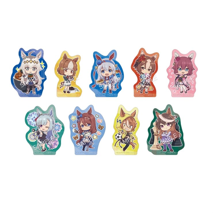 【セット】アニメ『ウマ娘 シンデレラグレイ』 らぶいっと！シリーズ トレーディングダイカットステッカー