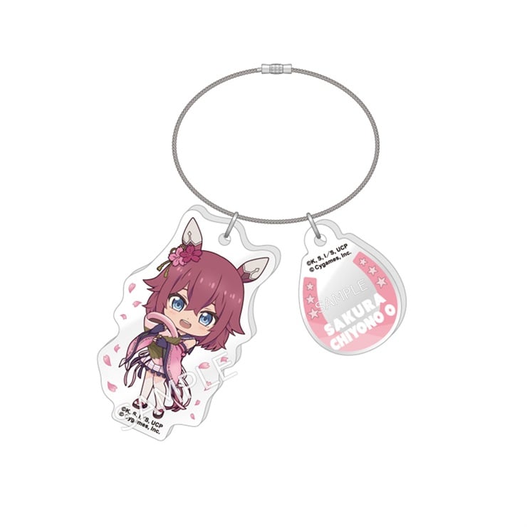アニメ『ウマ娘 シンデレラグレイ』 らぶいっと！シリーズ ワイヤーアクリルキーホルダー（サクラチヨノオー）