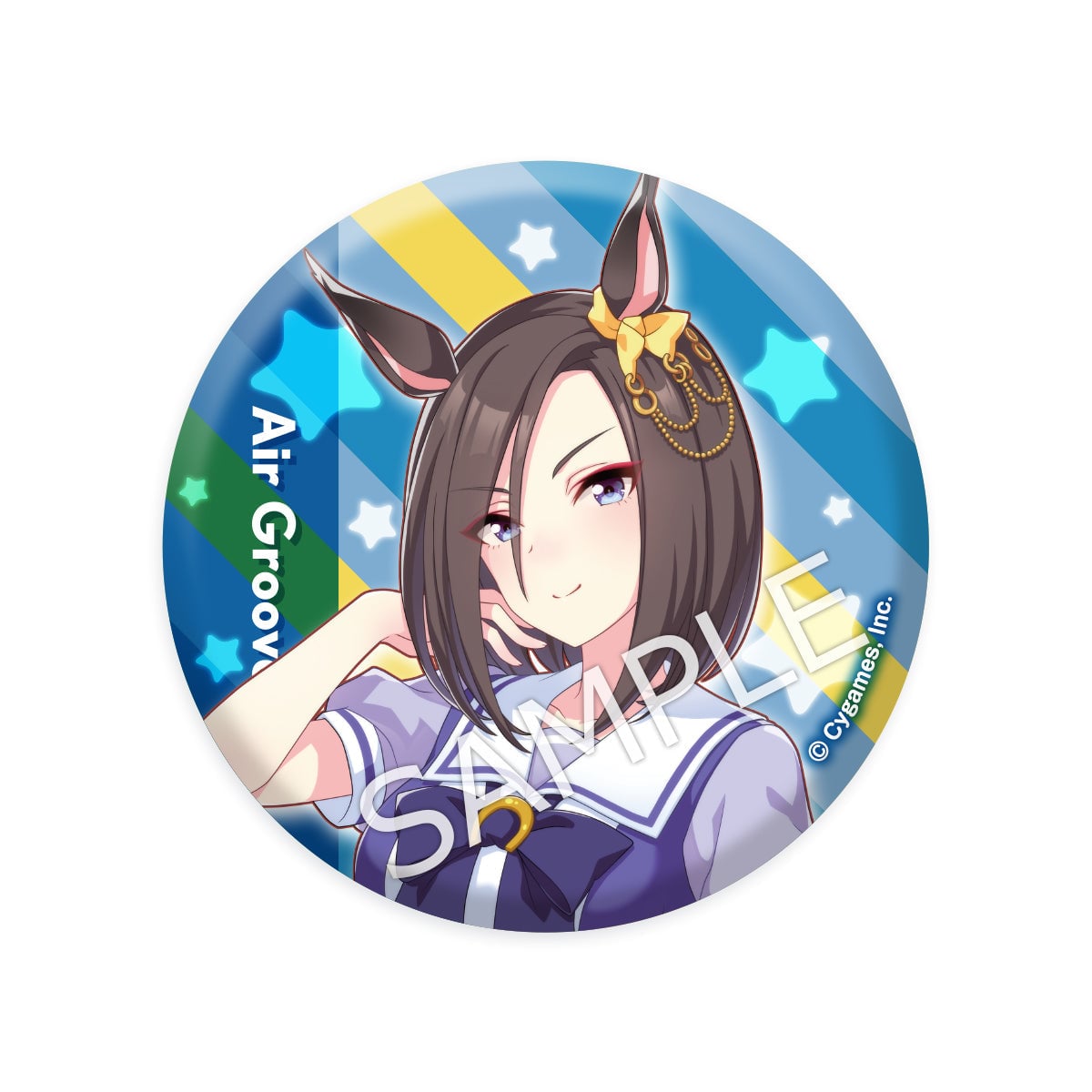 公式缶バッジ 【エアグルーヴ】（制服Ver.）