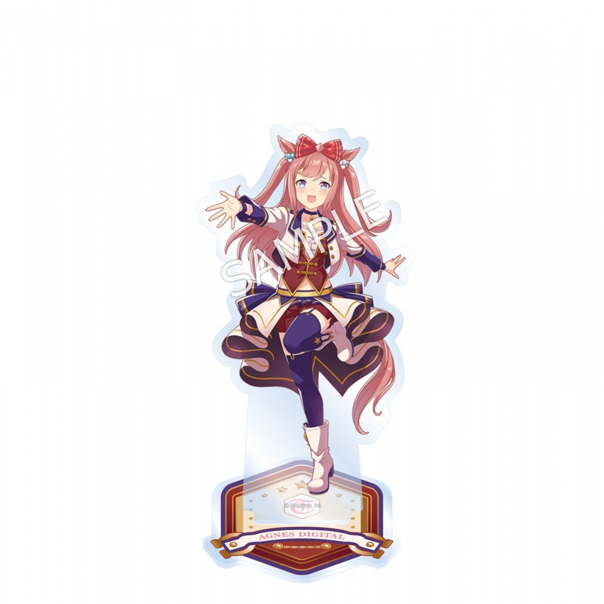 ウマ娘　アグネスデジタル　ビッグアクリルプレートキーホルダー　アトレ ウマ娘』NAMCO Promotion secondが開催決定！限定の描き下ろし