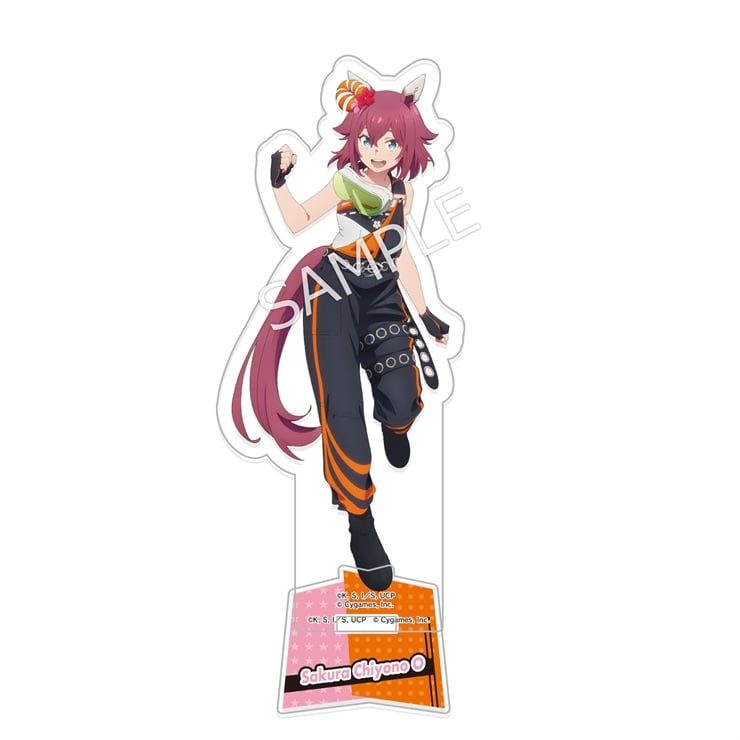 アニメ『ウマ娘 シンデレラグレイ』アクリルスタンド／サクラチヨノオー／オートバックスコラボ