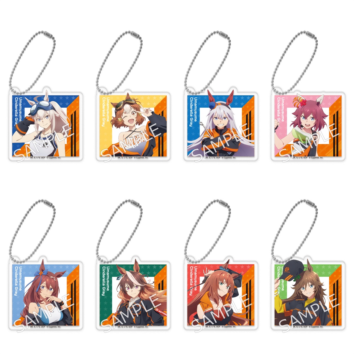 セット】アニメ『ウマ娘 シンデレラグレイ』トレーディングアクリル