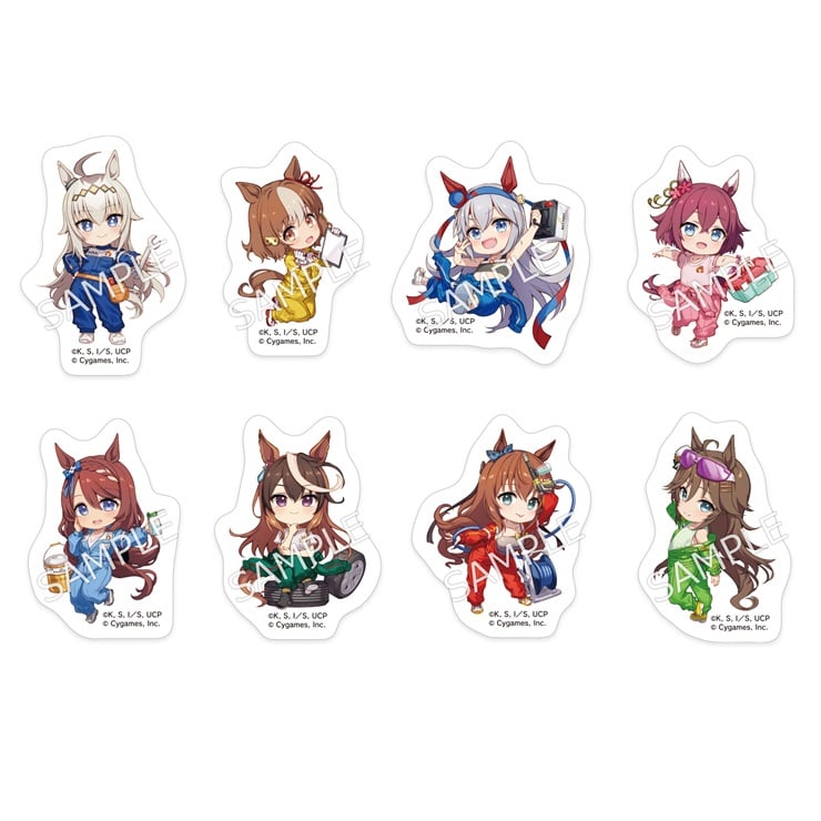 アニメ『ウマ娘 シンデレラグレイ』ダイカットステッカー／オートバックスコラボ