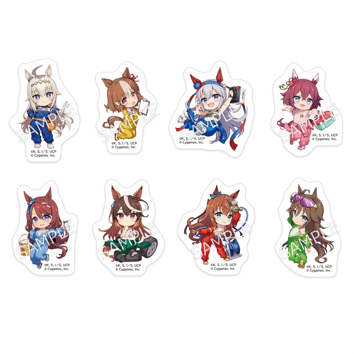 アニメ『ウマ娘 シンデレラグレイ』ダイカットステッカー