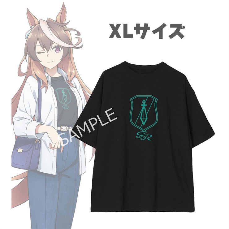 アニメ『ウマ娘 シンデレラグレイ』 シンボリルドルフ 着用BIGシルエットTシャツ POP UP SHOP in マルイユニセックス(サイズ/XL)