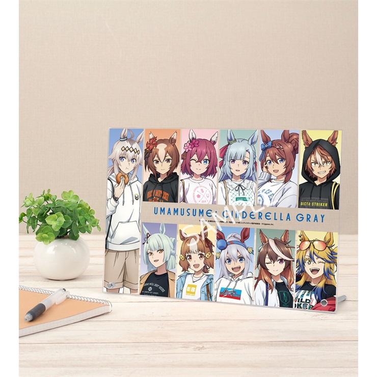 アニメ『ウマ娘 シンデレラグレイ』 集合 A4アクリルパネル POP UP SHOP in マルイ