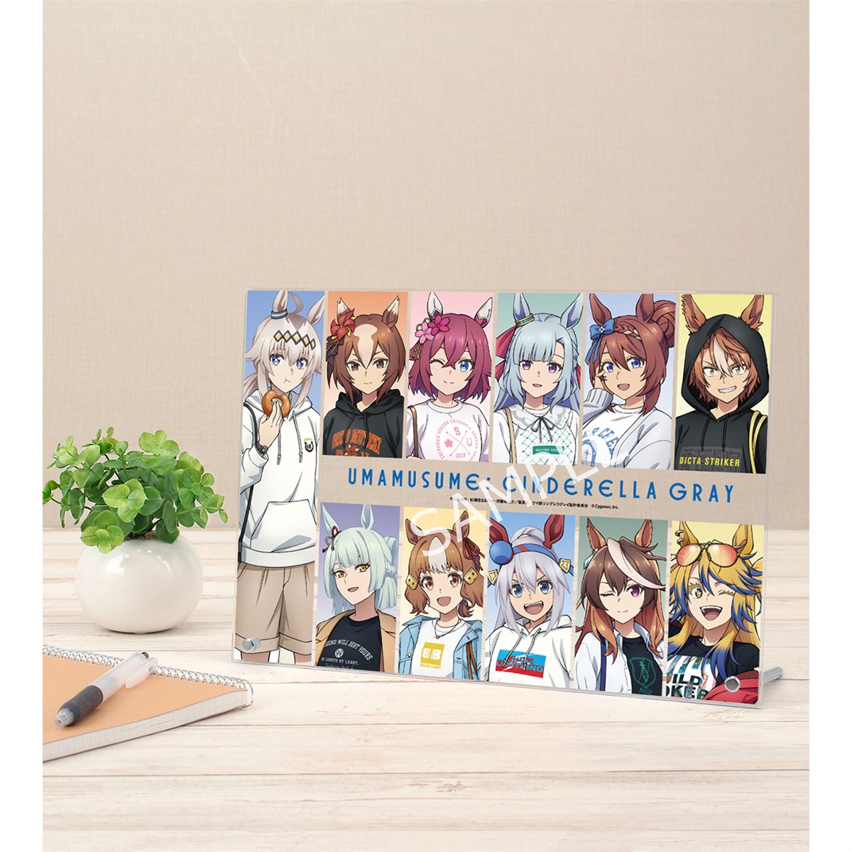 アニメ『ウマ娘 シンデレラグレイ』 集合 A4アクリルパネル POP UP SHOP in マルイ