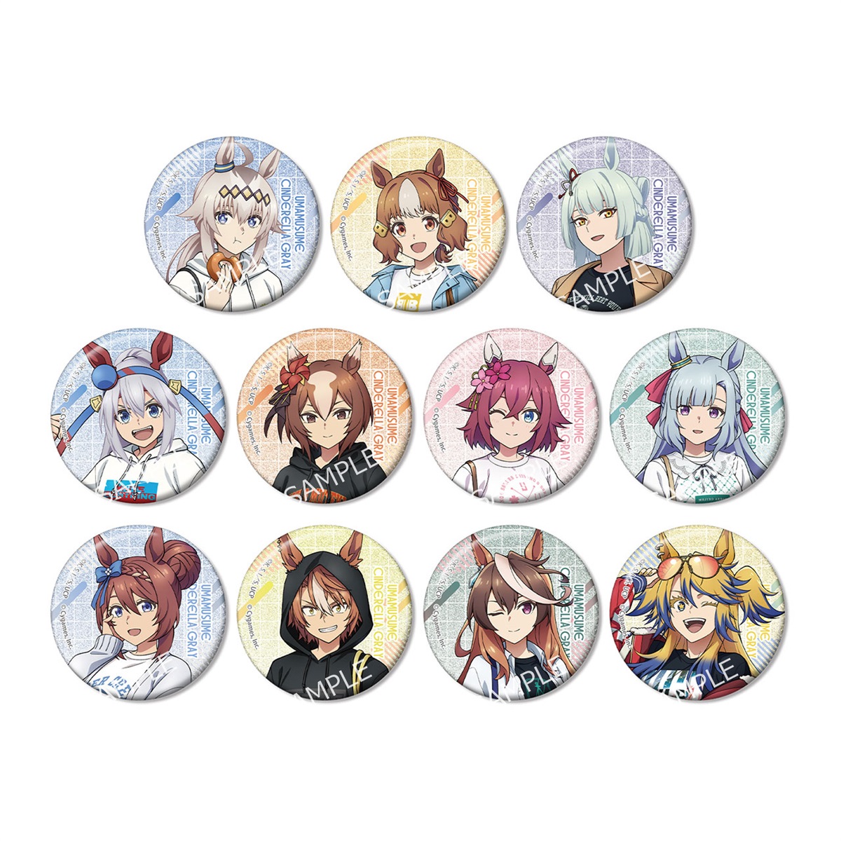 【BOX】アニメ『ウマ娘 シンデレラグレイ』 トレーディンググリッター缶バッジ POP UP SHOP in マルイ