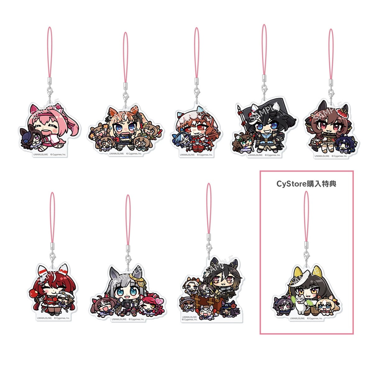 【BOX】ウマ娘 プリティーダービー アクリルストラップ～ぬいぐるみといっしょ～ Vol.6【CyStore購入特典付き】