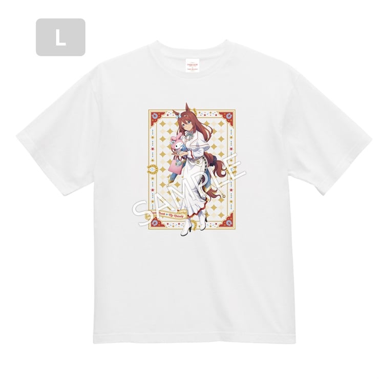 アニメ『ウマ娘 シンデレラグレイ』×サンリオキャラクターズ／Tシャツ（L)　スーパークリーク×マイメロディ