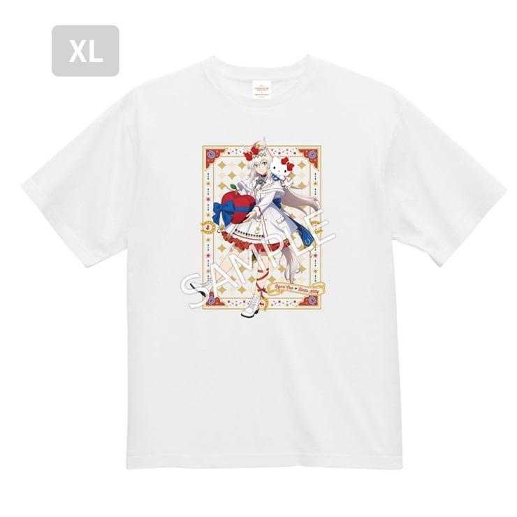 アニメ『ウマ娘 シンデレラグレイ』×サンリオキャラクターズ／Tシャツ（XL)　オグリキャップ×ハローキティ