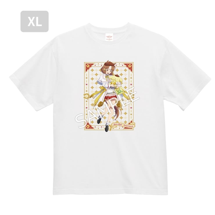アニメ『ウマ娘 シンデレラグレイ』×サンリオキャラクターズ／Tシャツ（XL)　ベルノライト×ポムポムプリン