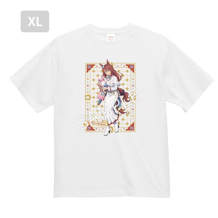 アニメ『ウマ娘 シンデレラグレイ』×サンリオキャラクターズ／Tシャツ（XL)　スーパークリーク×マイメロディ