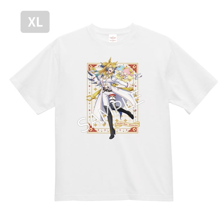 アニメ『ウマ娘 シンデレラグレイ』×サンリオキャラクターズ／Tシャツ（XL)　オベイユアマスター×リトルツインスターズ