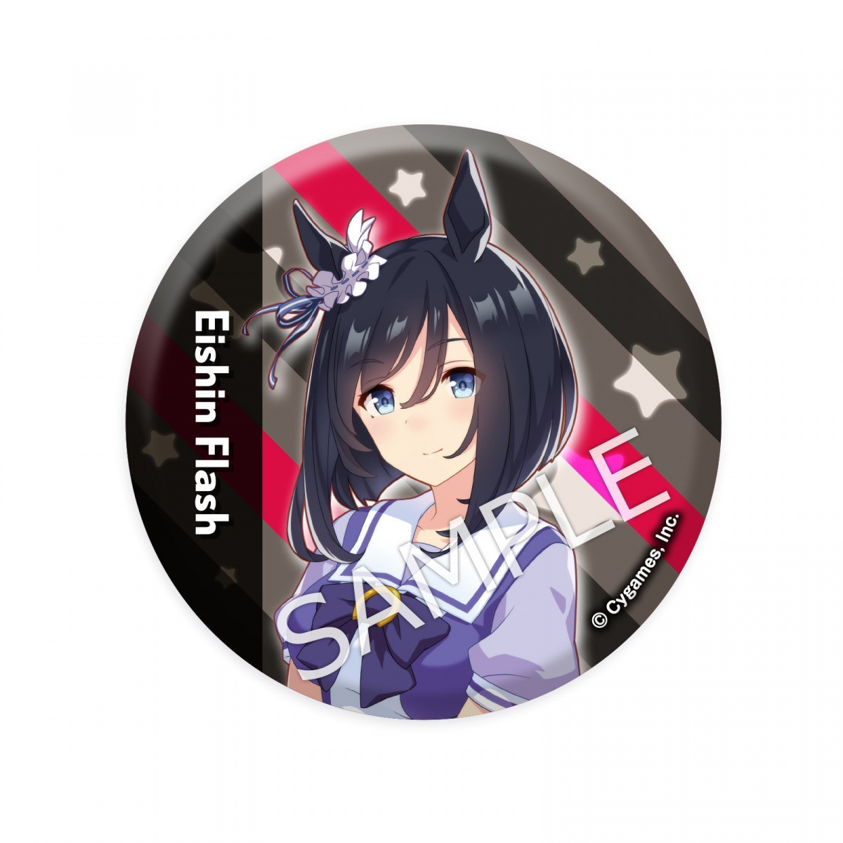 ウマ娘 エイシンフラッシュ キャラバッジコレクション 缶バッジ 10点セット グッズ-バッチ】ウマ娘 プリティーダービー キャラバッジコレクション