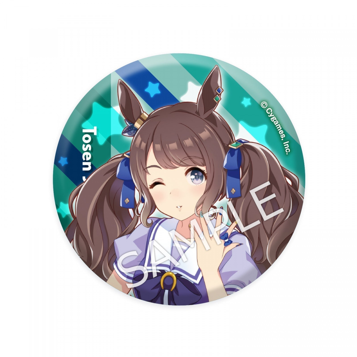 ウマ娘プリティダービー　トーセンジョーダン　缶バッジ　制服ver 30個セット 公式缶バッジ 【トーセンジョーダン】(制服Ver.)