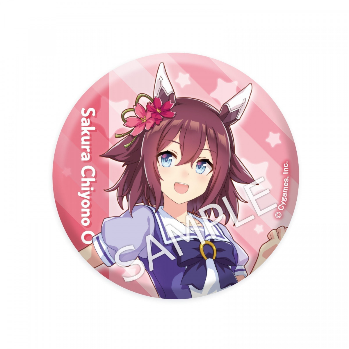 ウマ娘 サクラチヨノオー グリッター缶バッジ マルイ 10点 【公式通販】