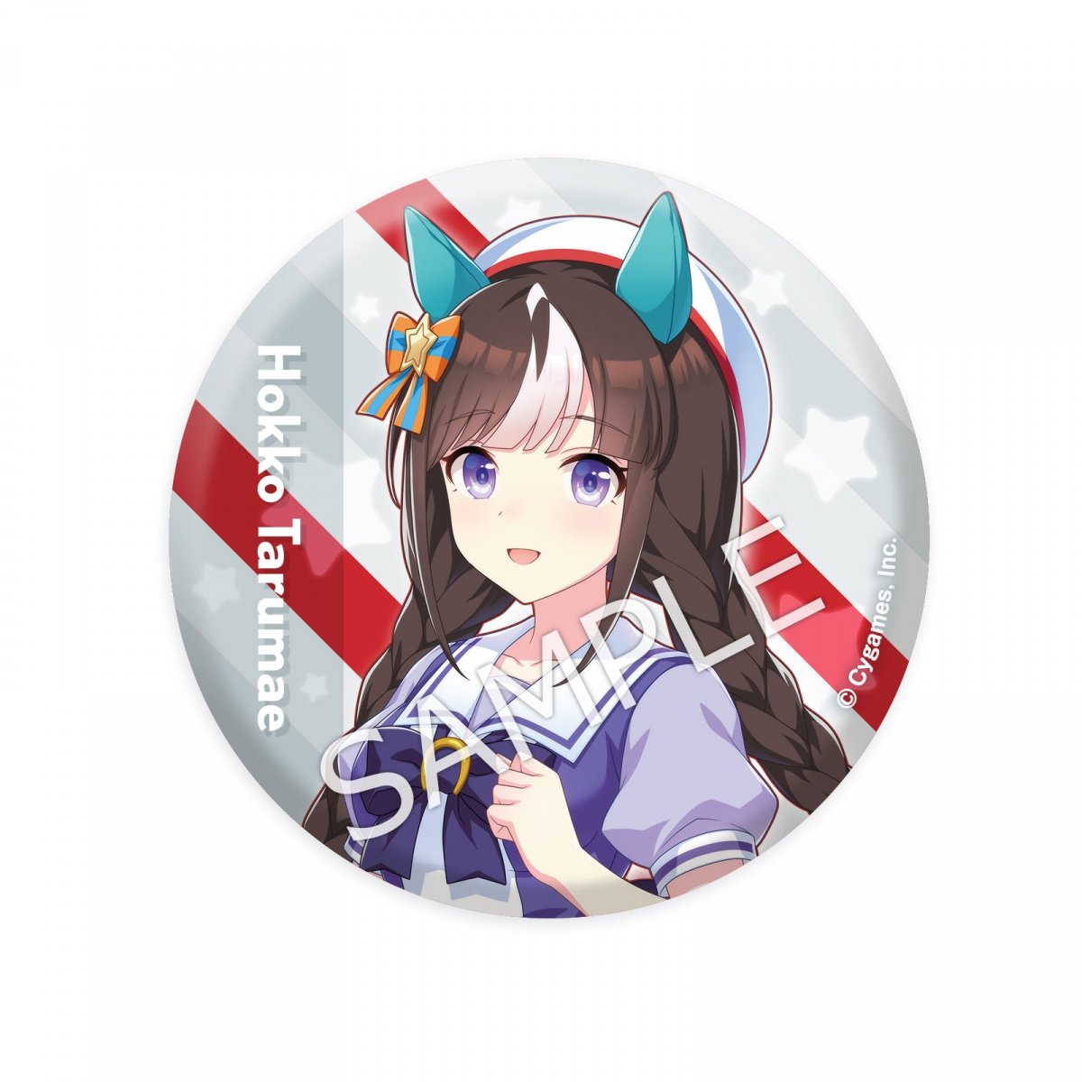 ウマ娘 ホッコータルマエ 缶バッジ 公式缶バッジ 【ホッコータルマエ】(制服Ver.)