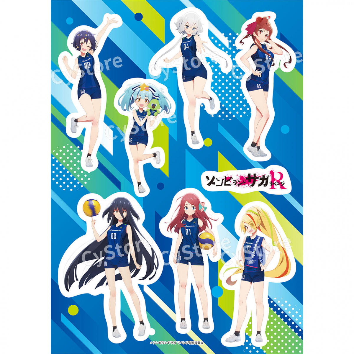 【即購入可】ゾンビランドサガ キャストサイン入りポスター 即購入可】ゾンビランドサガ キャストサイン入りポスター