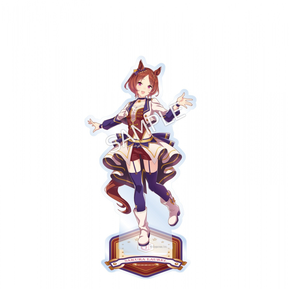 ウマ娘 4th サクラローレル (スノーウィ・インテグレティVer.) 缶バッジ ウマ娘 4th サクラローレル (スノーウィ・インテグレティVer