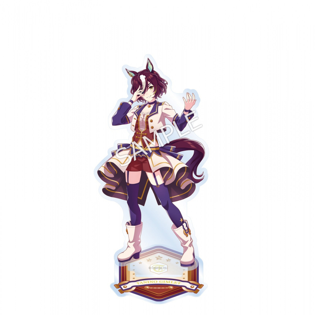 ウマ娘　タニノギムレット　公式リボンキーホルダー 4582631568617_LL.jpg