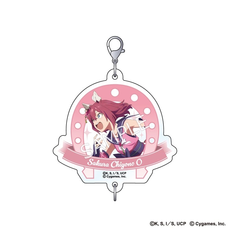 アニメ『ウマ娘 シンデレラグレイ』繋がるホログラムアクリルキーホルダー サクラチヨノオー