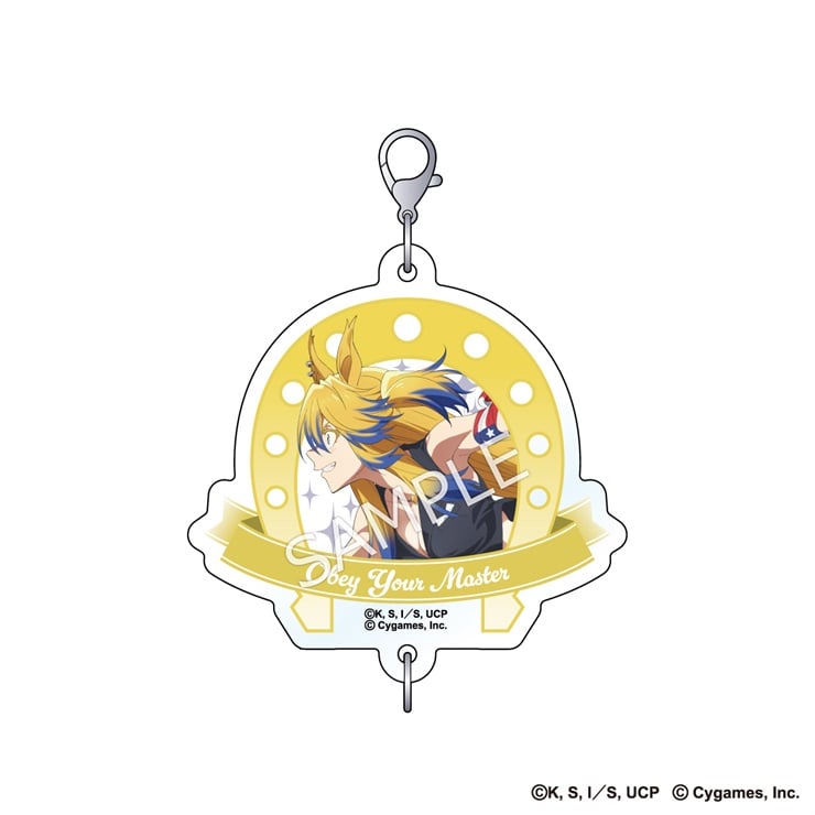 アニメ『ウマ娘 シンデレラグレイ』繋がるホログラムアクリルキーホルダー オベイユアマスター