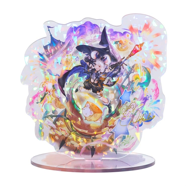 ビカラ　アクリルスタンド　缶バッジ ホログラムアクリルスタンド(ビカラ ハロウィンバージョン)