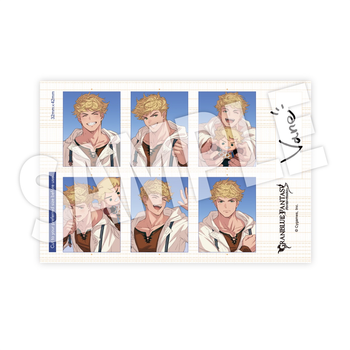 FANTASTICS サイン入りミニ色紙＆会員証風ステッカーセット EXILE TRIBE STATION ONLINE STORE｜7/1000｜全商品