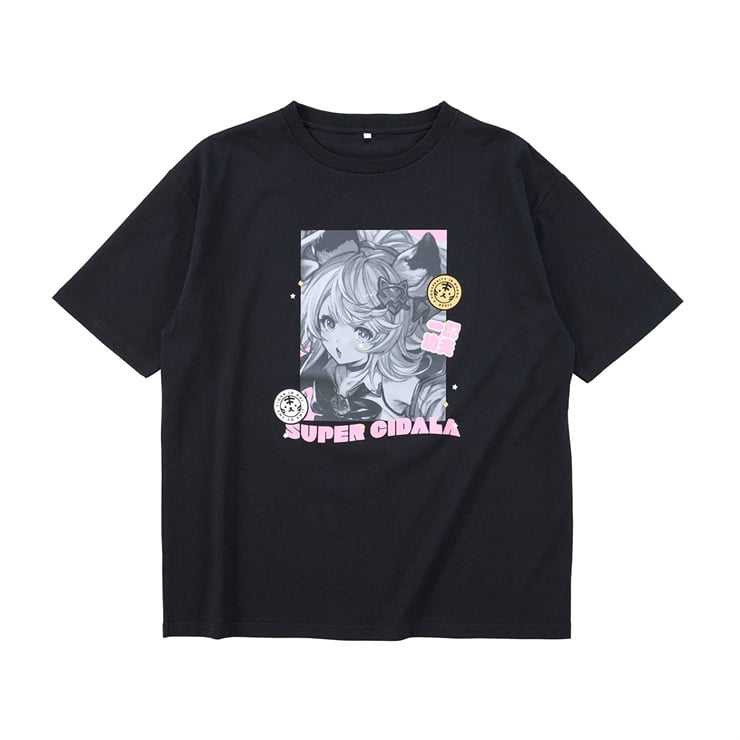 キャラクターグラフィックTシャツ(スーパーシンダラ) Lサイズ