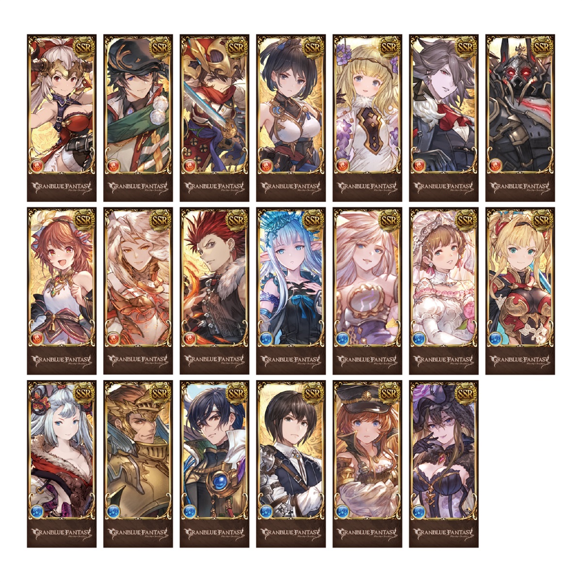 グラブル　編成チャーム 編成アクリルチャーム(キャラクターパック) Vol.5