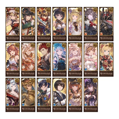 グランブルーファンタジー グラブル グラフェス 編成アクリルチャーム ニーア グランブルーファンタジー グラブル グラフェス 編成アクリルチャーム