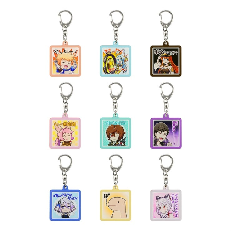 スタンプアクリルキーホルダー