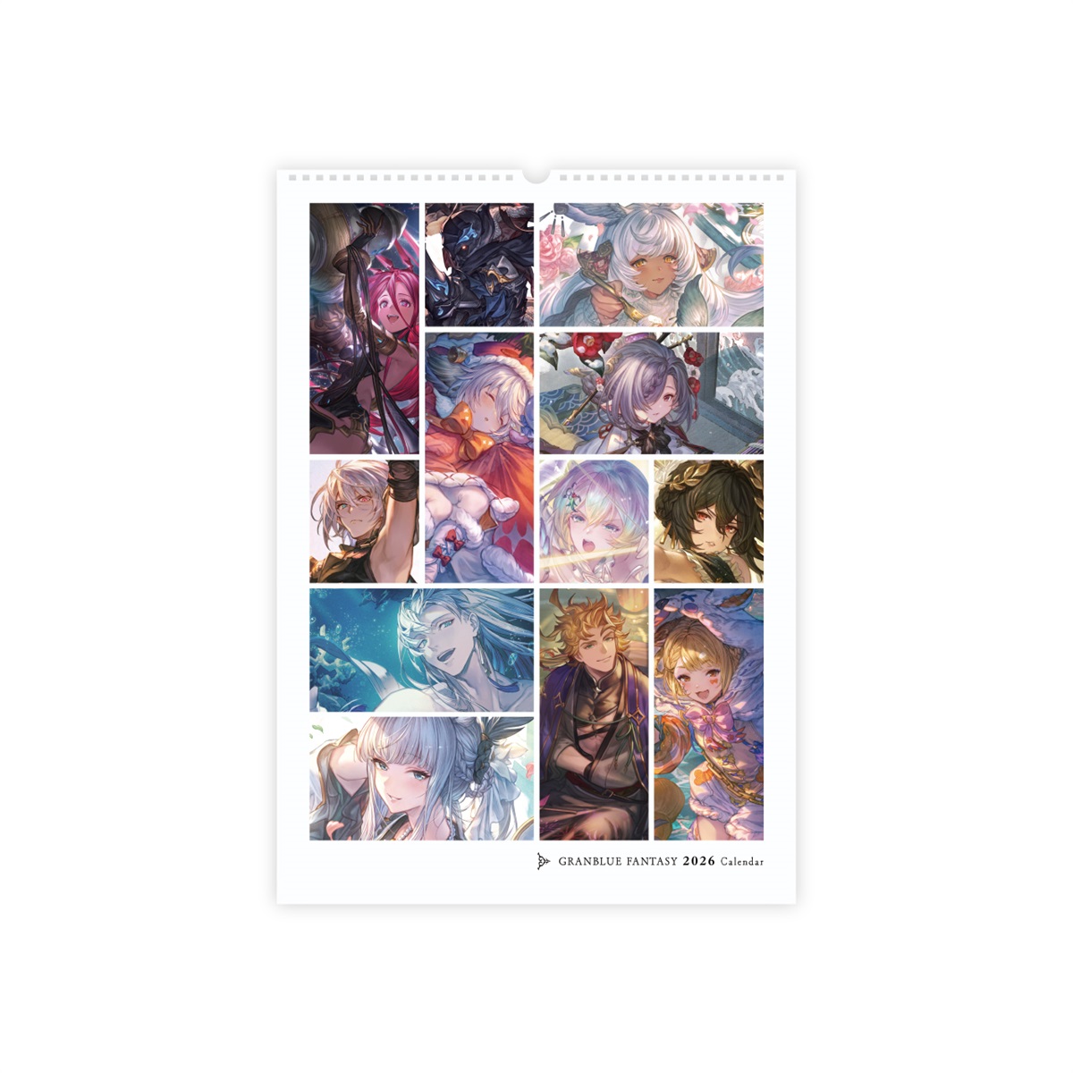 グランブルーファンタジー2026 キャラクターカレンダー