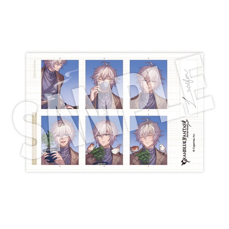 証明写真風ステッカー(ルシフェル)