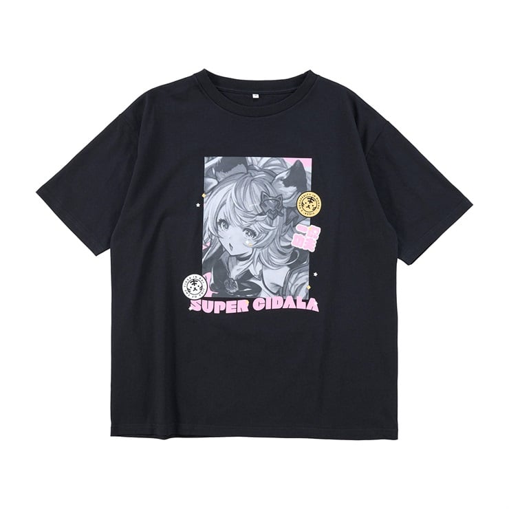 キャラクターグラフィックTシャツ(スーパーシンダラ) Mサイズ