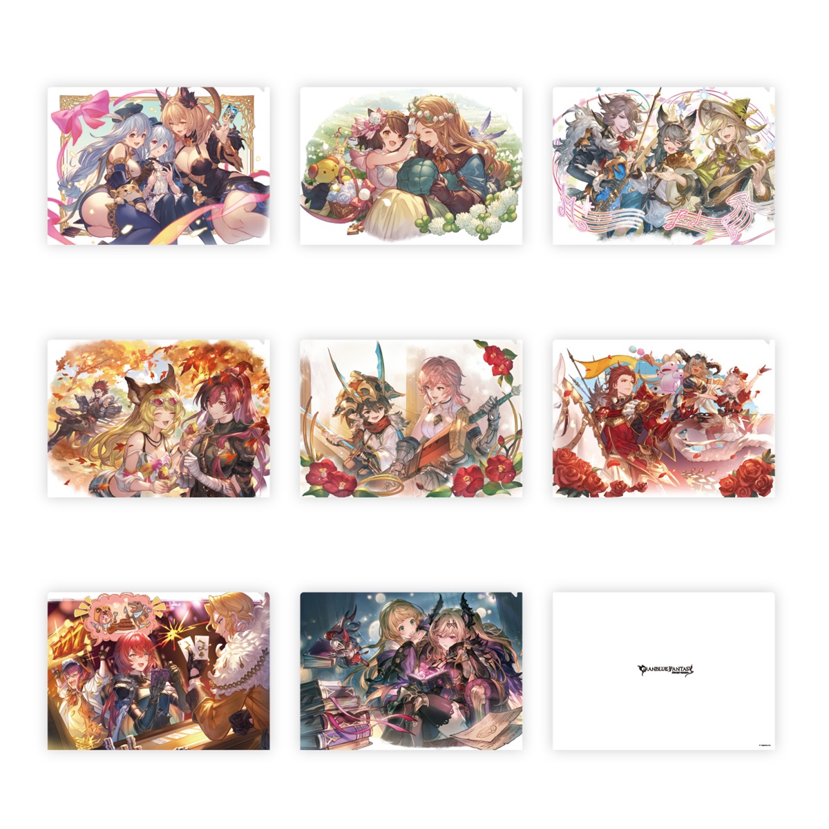 サプチケイラストクリアファイル Vol.4
