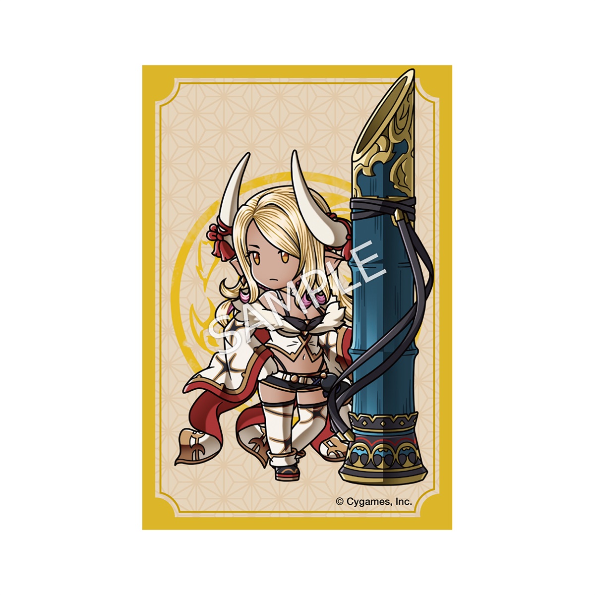 グラブル ガレヲン オフィシャルキャストカード ステッカー