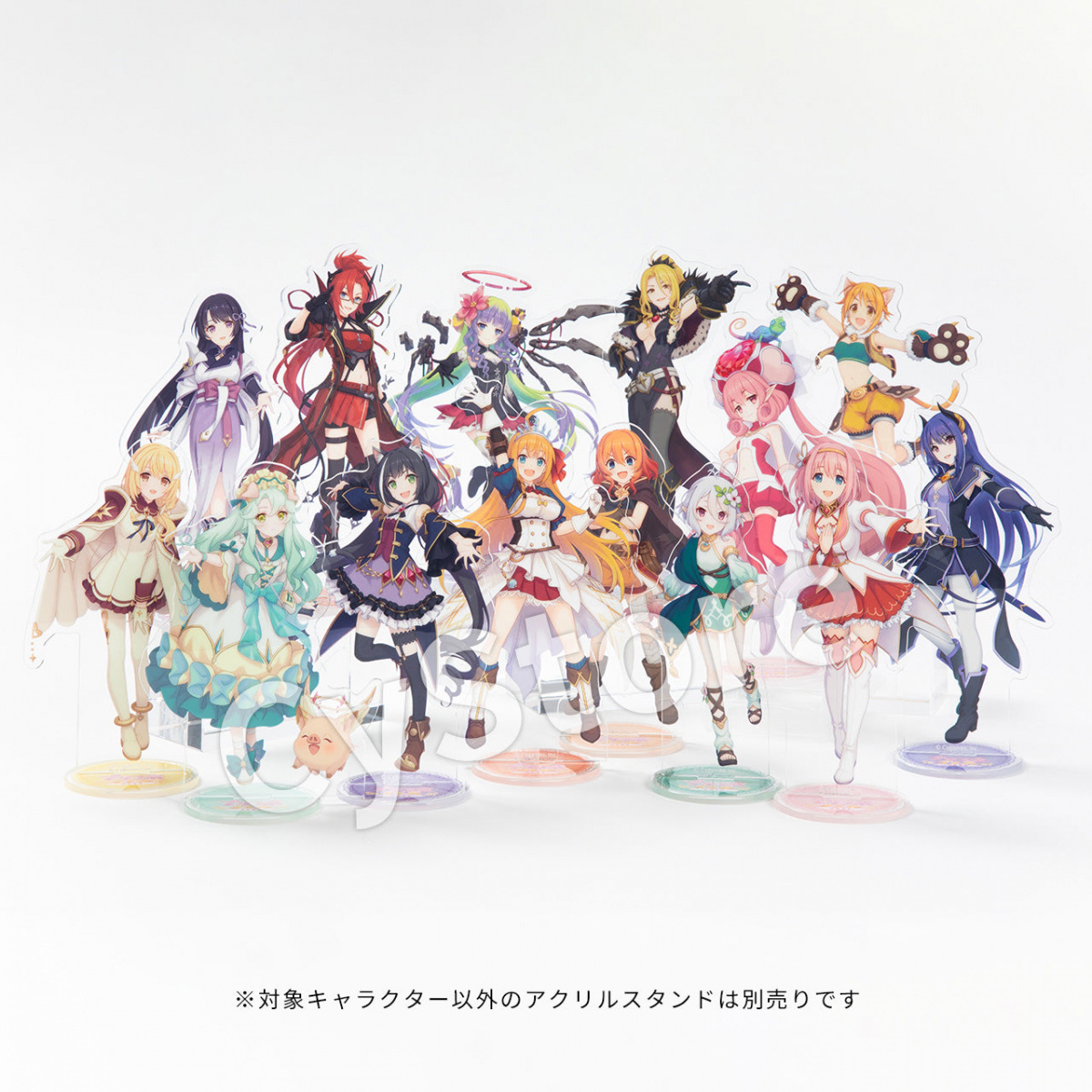 プリュネフェス2025アクリルスタンド キャルミソラコッコロぺコリーヌ5点セット プリコネフェス2024 アクリルスタンド キャル