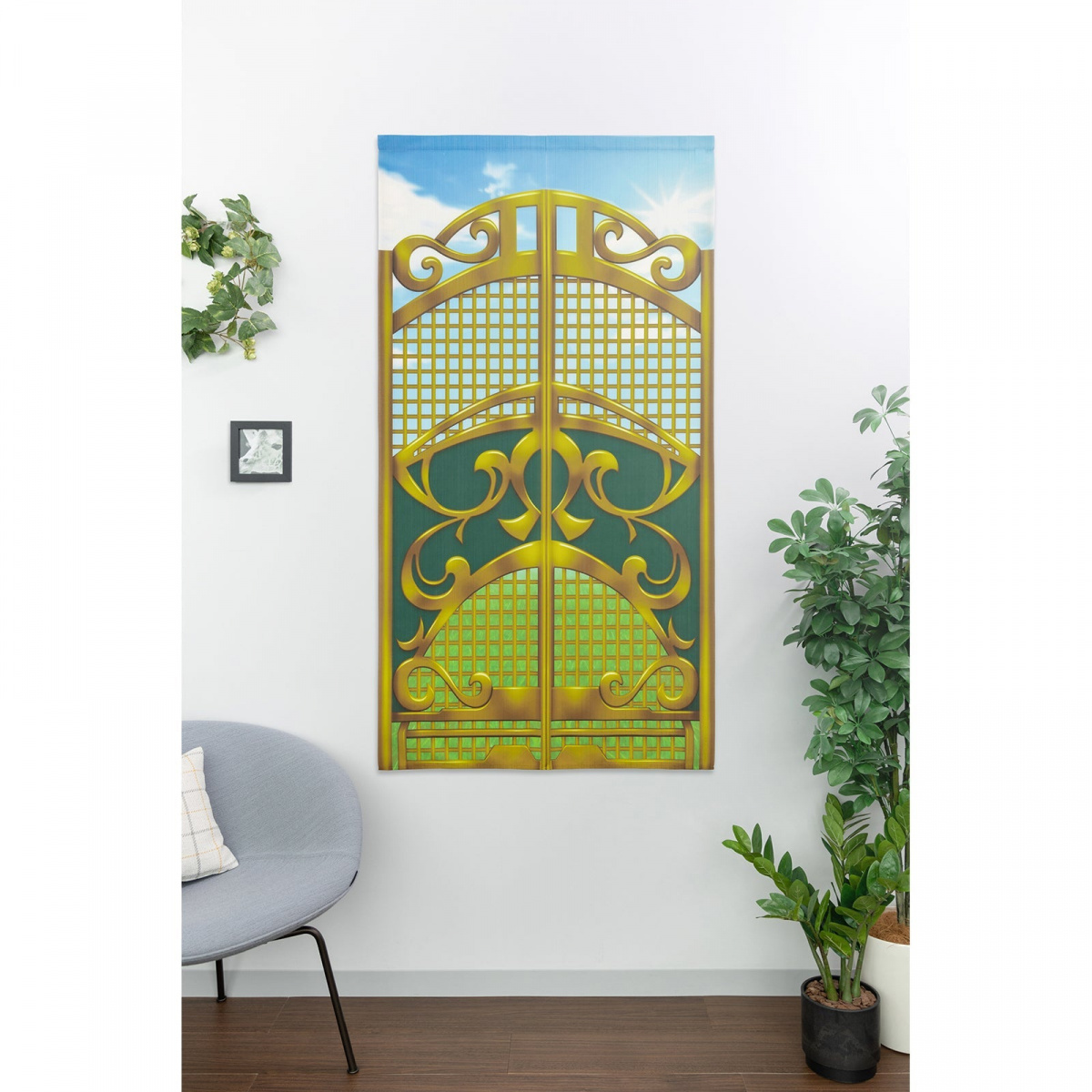 ウマ娘 プリティーダービー 公式スターティングゲート のれん(ゴールド