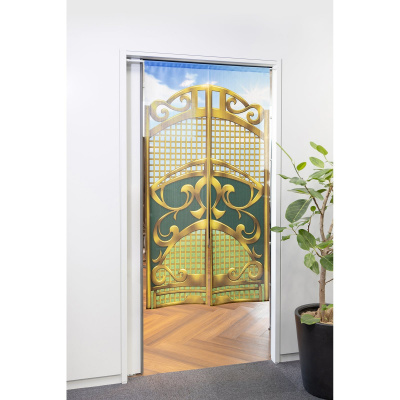 ウマ娘 プリティーダービー 公式スターティングゲート のれん(ゴールド