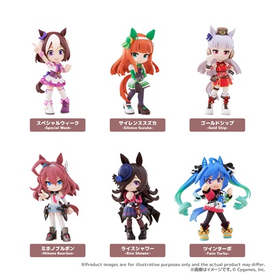 ウマ娘　ホロライブ フィギュア　6個セットおまけ付き 新景品が入荷しました！ ウマ娘 プリティーダービー BoC'z